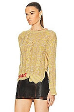 Marni Round Neck Sweater in Mly56 Ufc068, view 3, click to view large image.