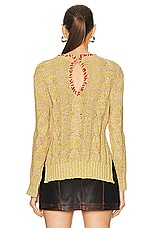 Marni Round Neck Sweater in Mly56 Ufc068, view 4, click to view large image.