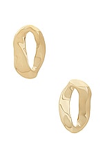 Marni Contorted Earring in Gold, view 1, click to view large image.
