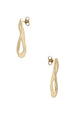 Marni Contorted Earring in Gold, view 3, click to view large image.