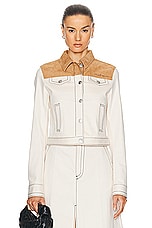 Marni Cowboy Jacket in Snow, view 1, click to view large image.