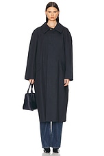Marni Duster Coat in Blublack, view 1, click to view large image.