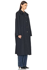 Marni Duster Coat in Blublack, view 2, click to view large image.