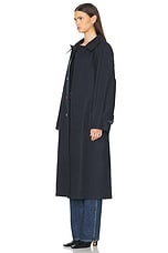 Marni Duster Coat in Blublack, view 3, click to view large image.
