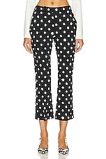 Marni Cropped Pant in Black, view 1, click to view large image.