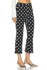 Marni Cropped Pant in Black, view 2, click to view large image.