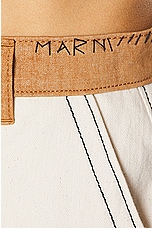 Marni Cowboy Skirt in Snow, view 5, click to view large image.