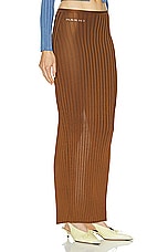 Marni Maxi Skirt in Cigar, view 2, click to view large image.