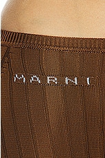Marni Maxi Skirt in Cigar, view 6, click to view large image.