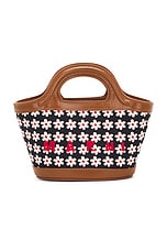 Marni Tropicalia Micro Bag in Red, White, & Black, view 3, click to view large image.