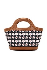 Marni Tropicalia Micro Bag in Red, White, & Black, view 4, click to view large image.