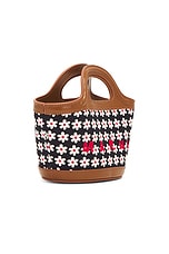 Marni Tropicalia Micro Bag in Red, White, & Black, view 5, click to view large image.