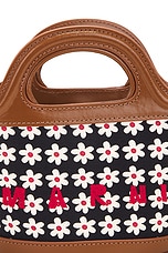 Marni Tropicalia Micro Bag in Red, White, & Black, view 8, click to view large image.