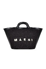 Marni Tropicalia Small Bag in Black, view 1, click to view large image.