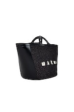 Marni Tropicalia Small Bag in Black, view 4, click to view large image.
