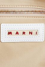 Marni Tropicalia Small Bag in Sand Storm & Lily White, view 7, click to view large image.