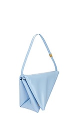 Marni Prisma Triangle Bag in Smoke Blue, view 4, click to view large image.