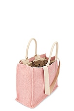 Marni Large Basket Bag in Light Pink, view 6, click to view large image.