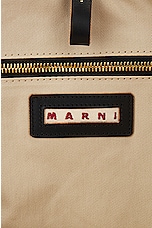 Marni Large Basket Bag in Light Pink, view 7, click to view large image.
