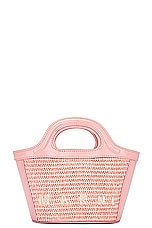 Marni Tropicalia Micro Bag in Light Pink, view 3, click to view large image.