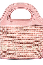 Marni Tropicalia Micro Bag in Light Pink, view 8, click to view large image.