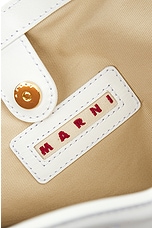 Marni Tropicalia Crossbody Bag in Sand Storm & Lily White, view 6, click to view large image.