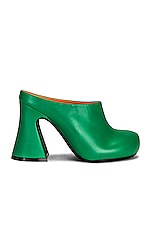 ◆ Marni ◆ グリーン Fussbett サボミュール Green long haircalfskin Fussbett sabot | Marni