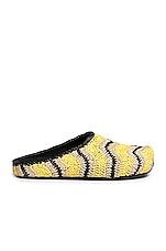 Marni x No Vacancy Inn Fussbett Sabot Clog in Sun & Natural, view 1, click to view large image.