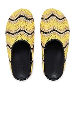 Marni x No Vacancy Inn Fussbett Sabot Clog in Sun & Natural, view 4, click to view large image.