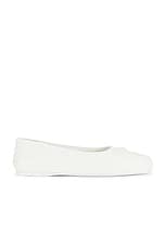 Marni Ballet Flat in Lily White, view 1, click to view large image.