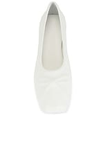 Marni Ballet Flat in Lily White, view 4, click to view large image.
