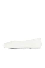 Marni Ballet Flat in Lily White, view 5, click to view large image.