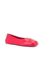 Marni Dancer Ballet Flat in Tulip, view 2, click to view large image.