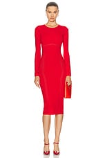 Max Mara Comica Dress in Red, view 1, click to view large image.