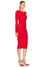 Max Mara Comica Dress in Red, view 2, click to view large image.