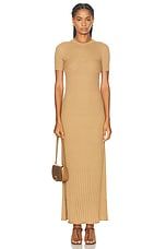 Max Mara Europa Dress in Camel, view 1, click to view large image.