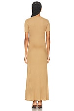 Max Mara Europa Dress in Camel, view 3, click to view large image.