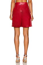 Max Mara Lacuna Short in Red, view 3, click to view large image.