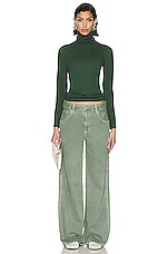Max Mara Palos Sweater in Green, view 4, click to view large image.