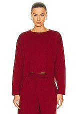 Max Mara Angelo Sweater in Dark Red, view 1, click to view large image.