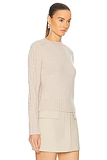 Max Mara Berlina Sweater in Beige Melange, view 2, click to view large image.