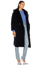 Max Mara Tedgirl Coat in Ultramarine, view 3, click to view large image.