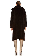 Max Mara Tedgirl Coat in Brown, view 5, click to view large image.
