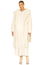 Max Mara Tedgirl Coat in White, view 1, click to view large image.
