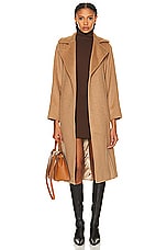 Max Mara Manuel Coat in Camel, view 1, click to view large image.