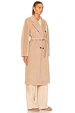 Max Mara Madame Coat in Sand, view 3, click to view large image.