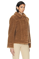Max Mara Ted Dino Jacket in Camel, view 3, click to view large image.