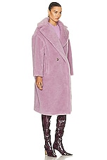 Max Mara Tedgirl Coat in Lilac, view 3, click to view large image.