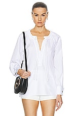 Max Mara Ario Jacket in Optical White, view 1, click to view large image.