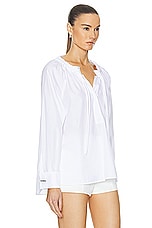 Max Mara Ario Jacket in Optical White, view 2, click to view large image.